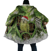 Kakapo New Zealand Christmas In July Cloak NZ Aroha Koru Fern Marble Vibes LT14 - Polynesian Pride