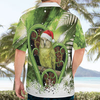 Kakapo New Zealand Christmas In July Hawaiian Shirt NZ Aroha Koru Fern Marble Vibes LT14 - Polynesian Pride