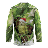 Kakapo New Zealand Christmas In July Hockey Jersey NZ Aroha Koru Fern Marble Vibes LT14 - Polynesian Pride