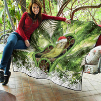 Kakapo New Zealand Christmas In July Quilt NZ Aroha Koru Fern Marble Vibes LT14 - Polynesian Pride