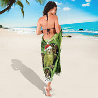Kakapo New Zealand Christmas In July Sarong NZ Aroha Koru Fern Marble Vibes LT14 - Polynesian Pride