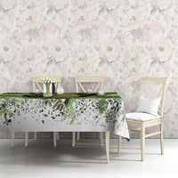 Kakapo New Zealand Christmas In July Tablecloth NZ Aroha Koru Fern Marble Vibes LT14 - Polynesian Pride