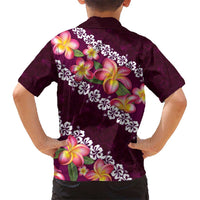 Pink Polynesia Hawaiian Shirt Plumeria With Hibiscus Pattern Tropical Vibes LT14 - Polynesian Pride