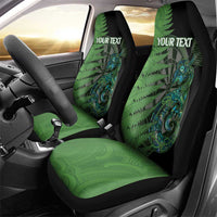 Personalised New Zealand Darts Car Seat Cover Aotearoa Maori Fern Mix Manaia Tattoo LT14 - Polynesian Pride