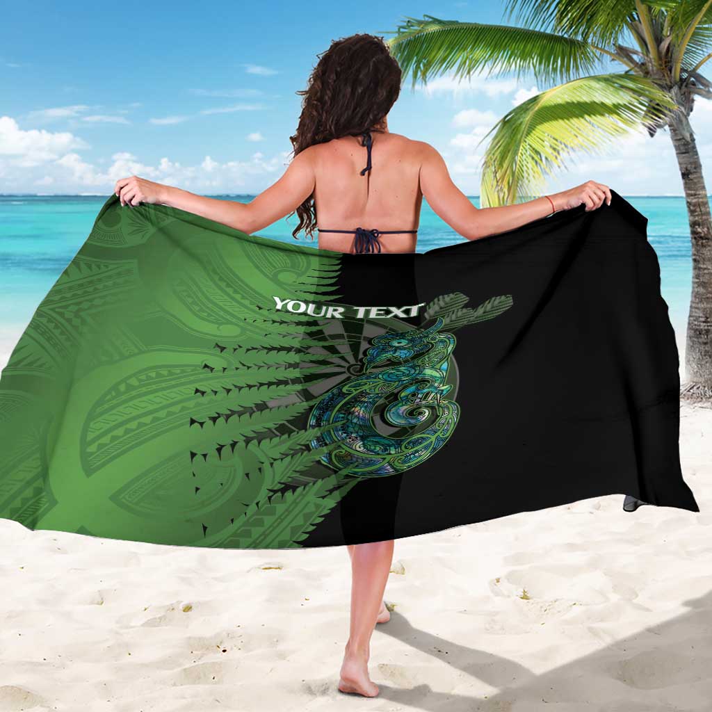 Personalised New Zealand Darts Sarong Aotearoa Maori Fern Mix Manaia Tattoo LT14 - Polynesian Pride