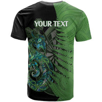 Personalised New Zealand Darts T Shirt Aotearoa Maori Fern Mix Manaia Tattoo LT14 - Polynesian Pride