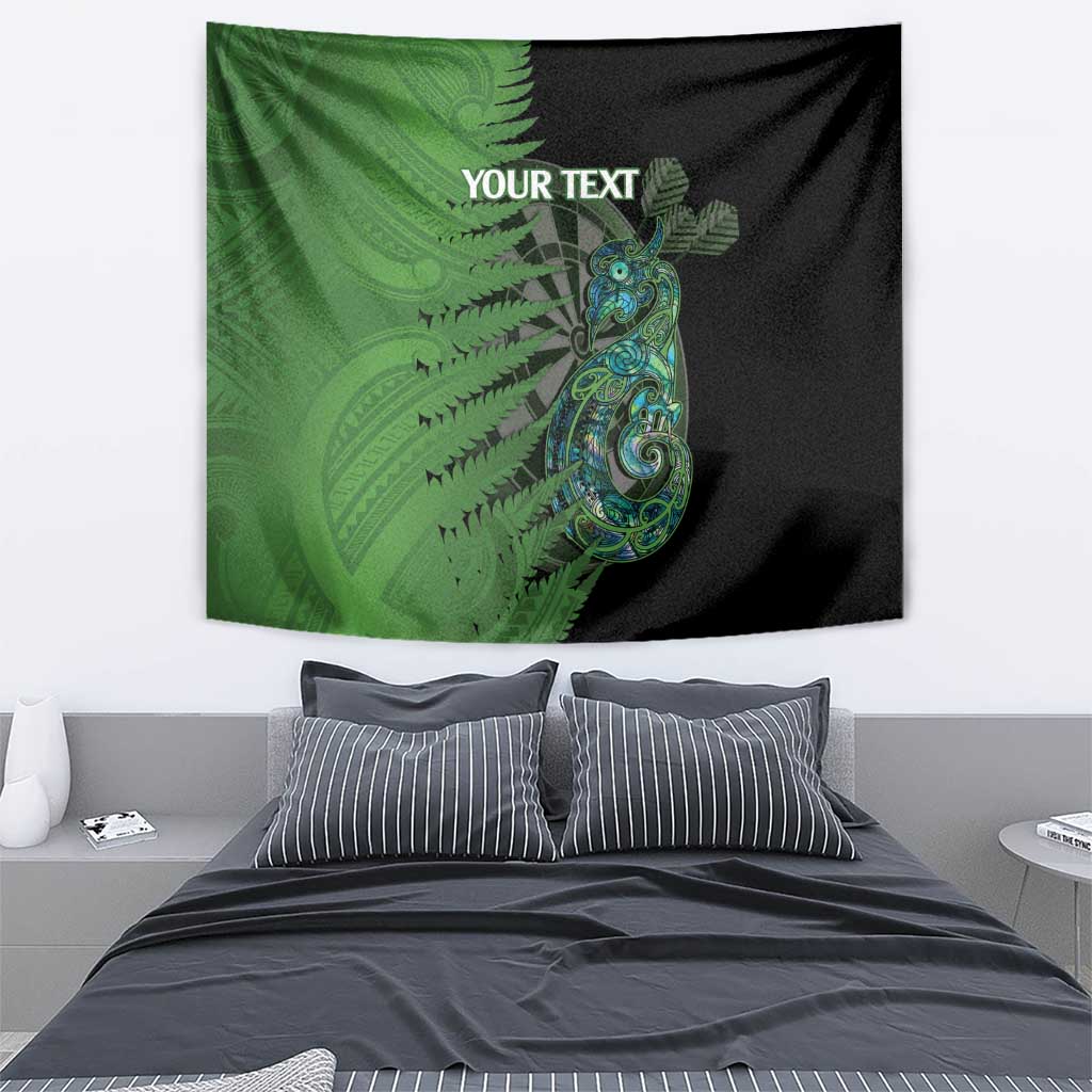 Personalised New Zealand Darts Tapestry Aotearoa Maori Fern Mix Manaia Tattoo LT14 - Polynesian Pride