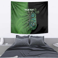 Personalised New Zealand Darts Tapestry Aotearoa Maori Fern Mix Manaia Tattoo LT14 - Polynesian Pride