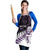New Zealand Silver Fern Rugby Custom Apron Go All Black Purple Maori Paua Shell - Polynesian Pride