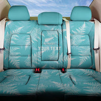 New Zealand Silver Fern Rugby Custom Back Car Seat Cover Go Aotearoa Champions Turquoise Version LT14 One Size Turquoise - Polynesian Pride