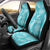 New Zealand Silver Fern Rugby Custom Car Seat Cover Go Aotearoa Champions Turquoise Version - Polynesian Pride