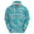 New Zealand Silver Fern Rugby Custom Hoodie Go Aotearoa Champions Turquoise Version - Polynesian Pride