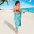 New Zealand Silver Fern Rugby Custom Sarong Go Aotearoa Champions Turquoise Version - Polynesian Pride