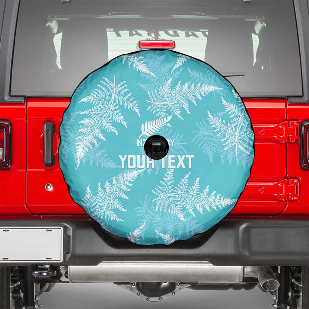 New Zealand Silver Fern Rugby Custom Spare Tire Cover Go Aotearoa Champions Turquoise Version LT14 - Polynesian Pride