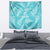 New Zealand Silver Fern Rugby Custom Tapestry Go Aotearoa Champions Turquoise Version - Polynesian Pride