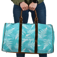 New Zealand Silver Fern Rugby Custom Travel Bag Go Aotearoa Champions Turquoise Version LT14 Turquoise - Polynesian Pride