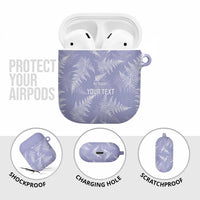 New Zealand Silver Fern Rugby Custom AirPods Case Go Aotearoa Champions Purple Version LT14 - Polynesian Pride