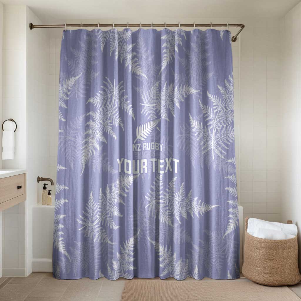 New Zealand Silver Fern Rugby Custom Bathroom Set Go Aotearoa Champions Purple Version - Polynesian Pride