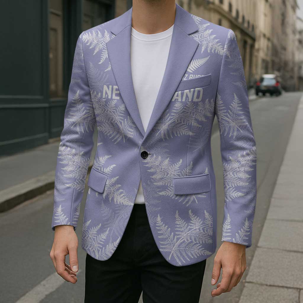 New Zealand Silver Fern Rugby Custom Blazer Go Aotearoa Champions Purple Version - Polynesian Pride