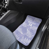 New Zealand Silver Fern Rugby Custom Car Mats Go Aotearoa Champions Purple Version LT14 - Polynesian Pride
