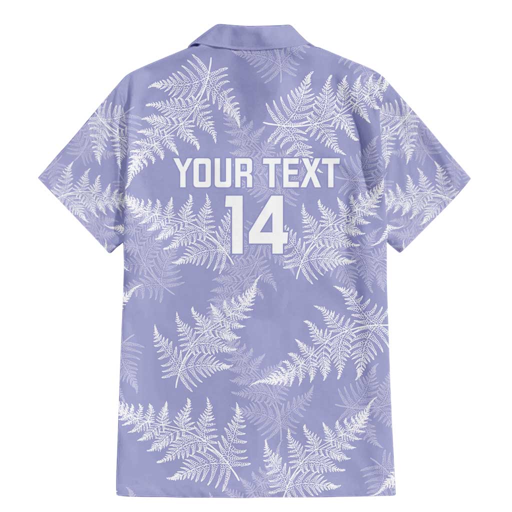 New Zealand Silver Fern Rugby Custom Family Matching Mermaid Dress and Hawaiian Shirt Go Aotearoa Champions Purple Version LT14 - Polynesian Pride