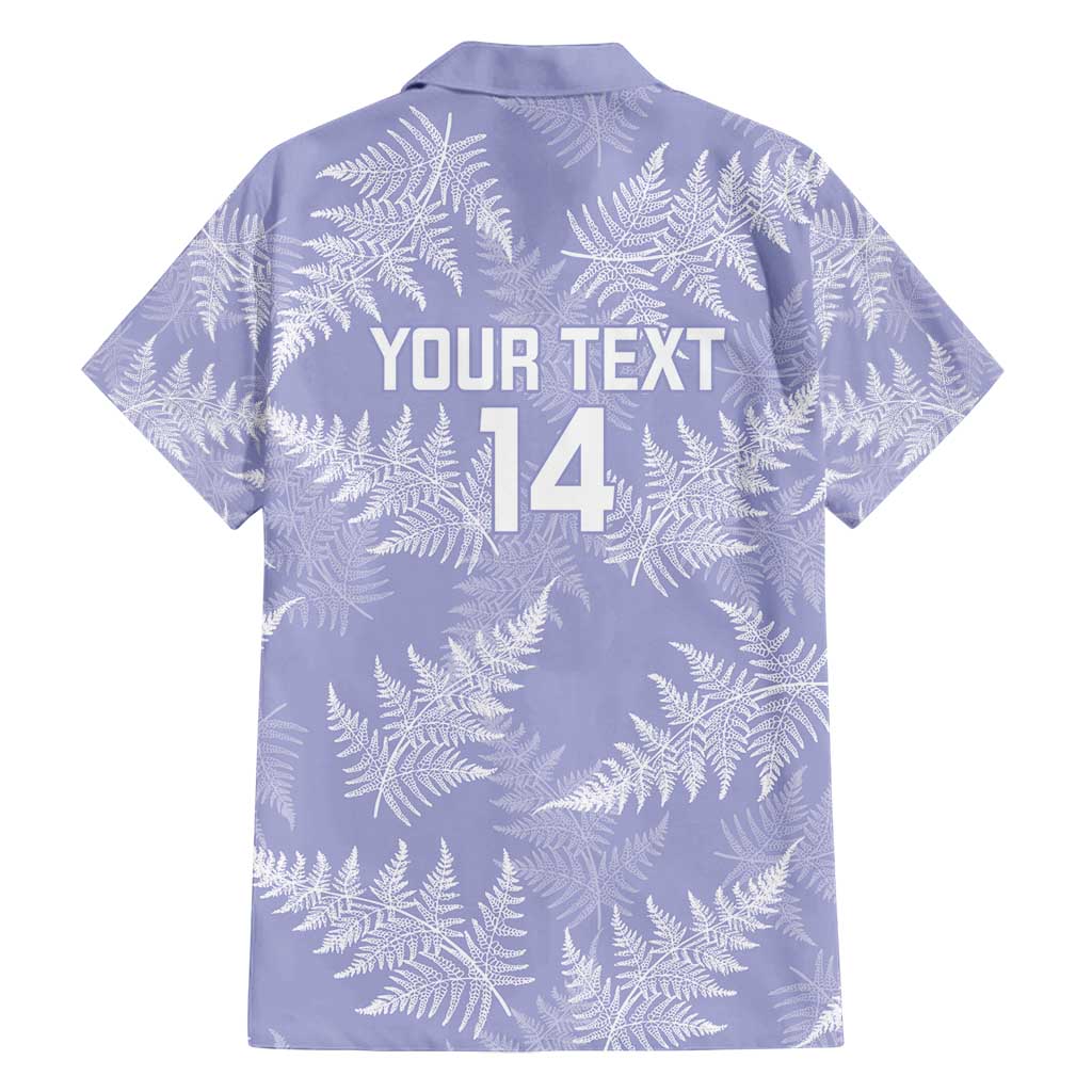 New Zealand Silver Fern Rugby Custom Family Matching Summer Maxi Dress and Hawaiian Shirt Go Aotearoa Champions Purple Version LT14 - Polynesian Pride