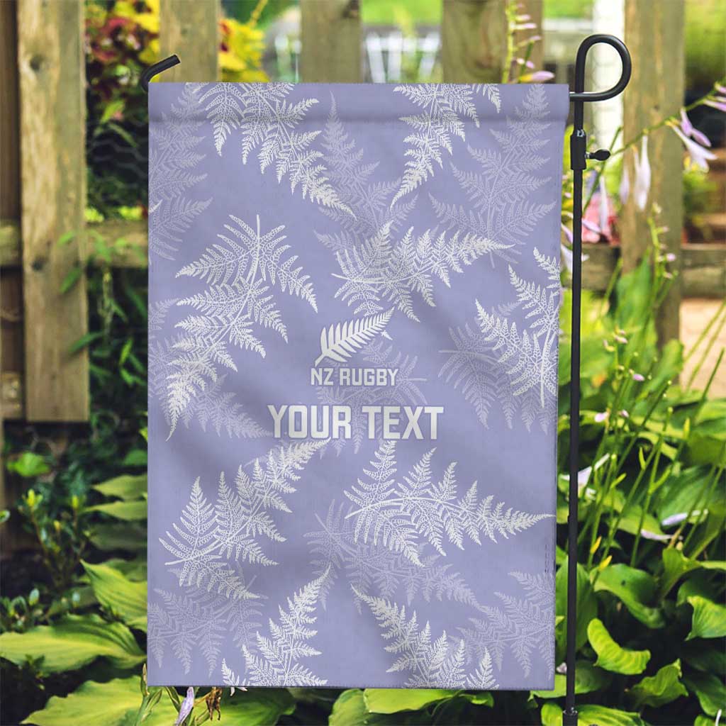New Zealand Silver Fern Rugby Custom Garden Flag Go Aotearoa Champions Purple Version LT14 Garden Flag Purple - Polynesian Pride