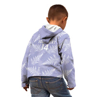 New Zealand Silver Fern Rugby Custom Kid Hoodie Go Aotearoa Champions Purple Version LT14 - Polynesian Pride