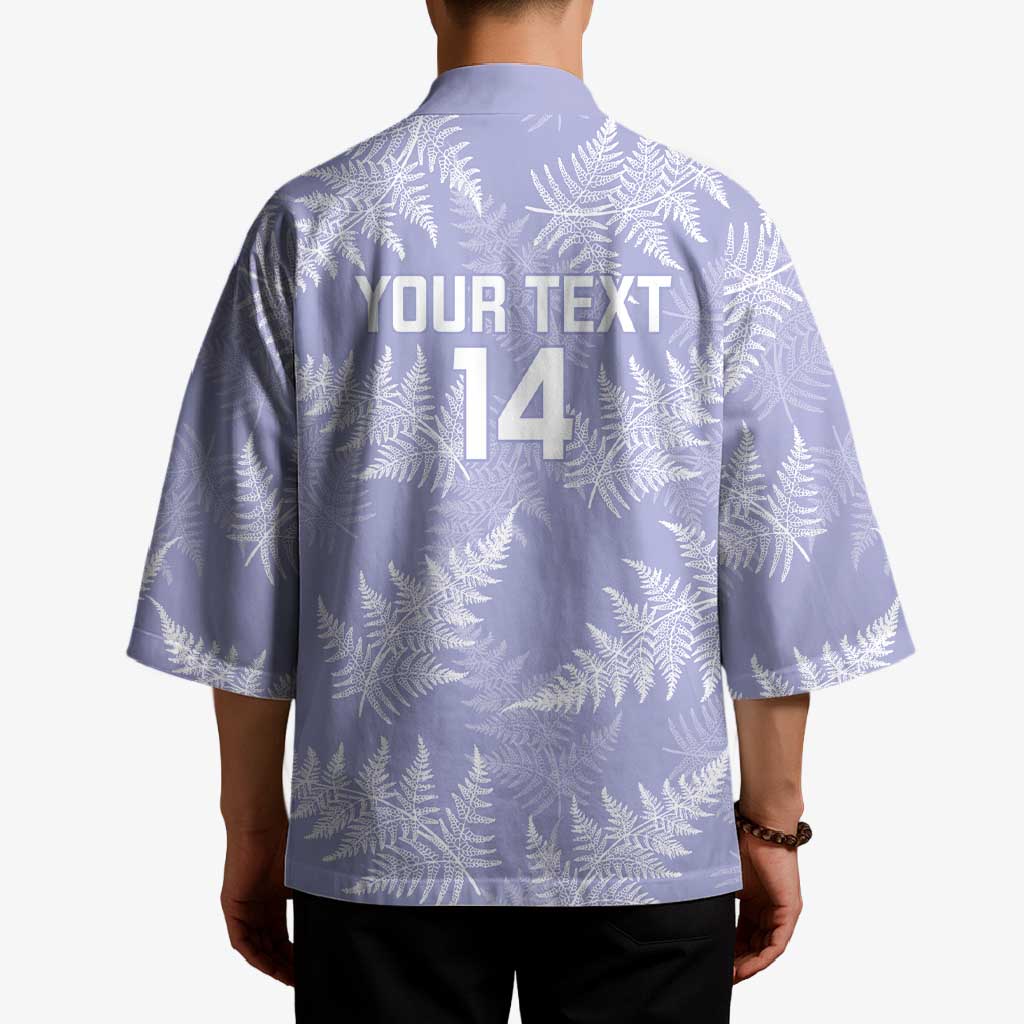 New Zealand Silver Fern Rugby Custom Kimono Go Aotearoa Champions Purple Version - Polynesian Pride