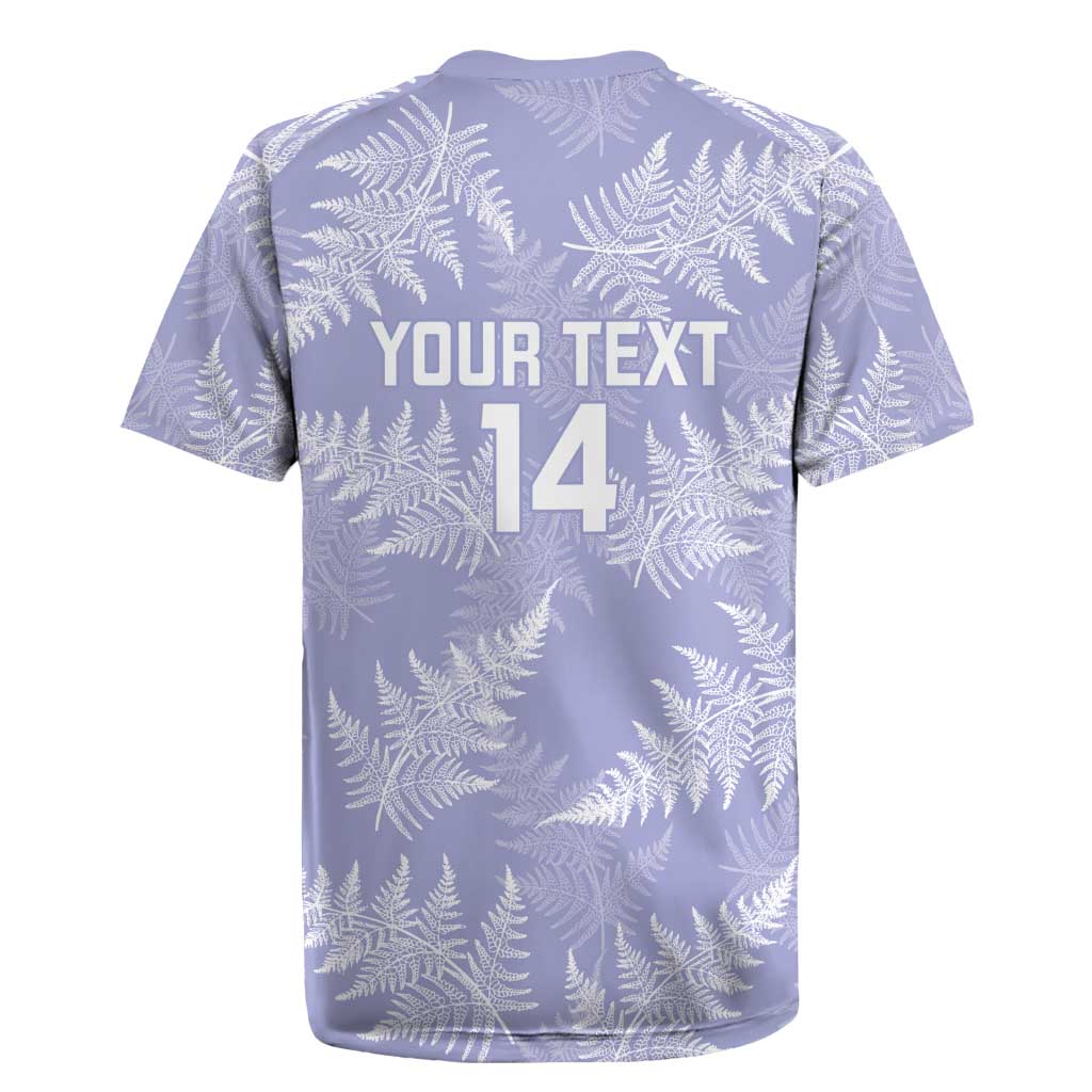 New Zealand Silver Fern Rugby Custom Rugby Jersey Go Aotearoa Champions Purple Version LT14 - Polynesian Pride