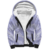 New Zealand Silver Fern Rugby Custom Sherpa Hoodie Go Aotearoa Champions Purple Version LT14 Unisex Purple - Polynesian Pride