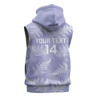 New Zealand Silver Fern Rugby Custom Sleeveless Hoodie Go Aotearoa Champions Purple Version LT14 - Polynesian Pride