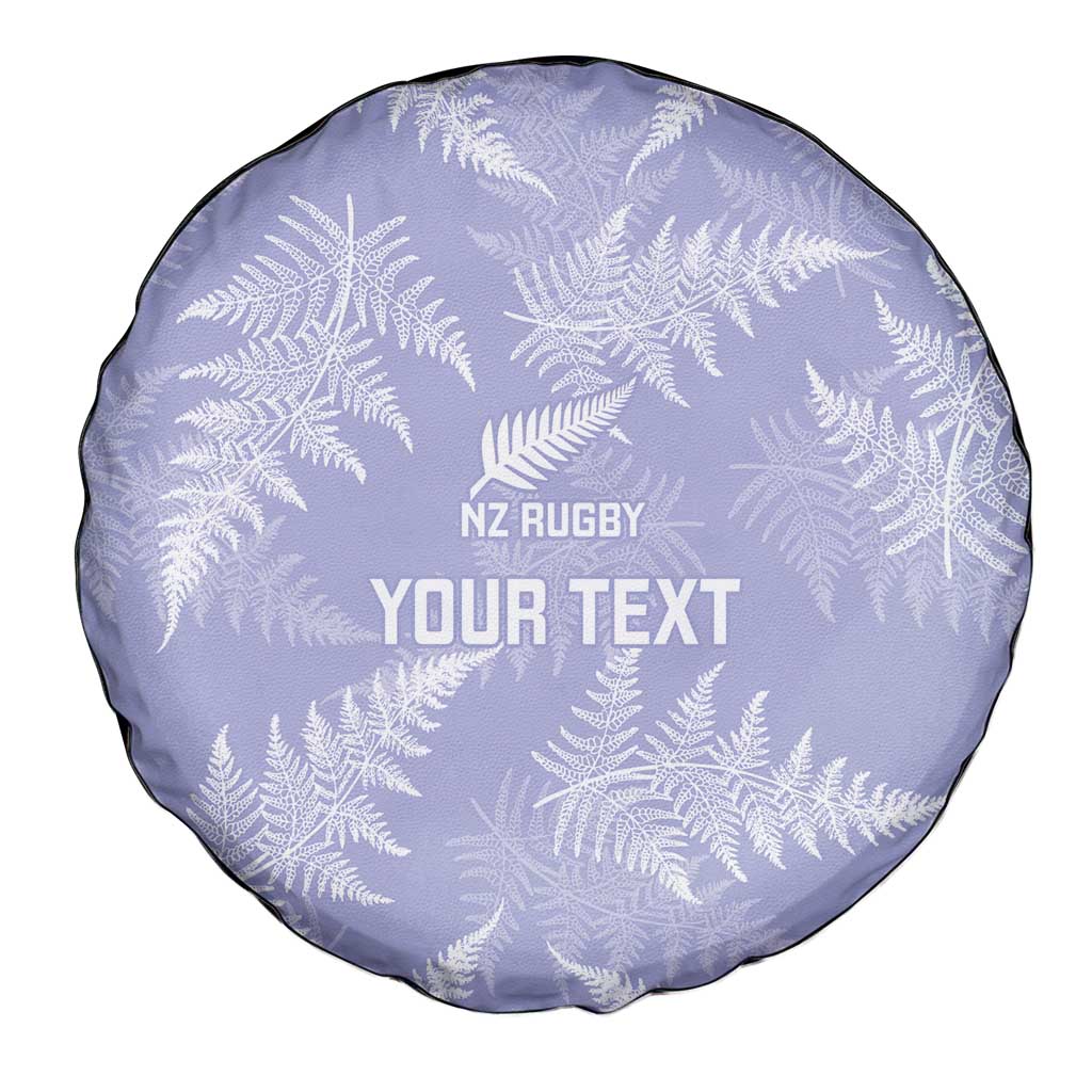New Zealand Silver Fern Rugby Custom Spare Tire Cover Go Aotearoa Champions Purple Version LT14 - Polynesian Pride