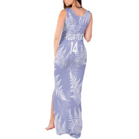 New Zealand Silver Fern Rugby Custom Tank Maxi Dress Go Aotearoa Champions Purple Version LT14 - Polynesian Pride