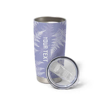 New Zealand Silver Fern Rugby Custom Tumbler Cup Go Aotearoa Champions Purple Version LT14 - Polynesian Pride