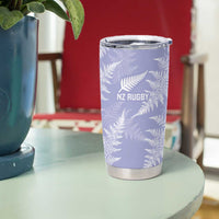 New Zealand Silver Fern Rugby Custom Tumbler Cup Go Aotearoa Champions Purple Version LT14 - Polynesian Pride
