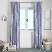 New Zealand Silver Fern Rugby Custom Window Curtain Go Aotearoa Champions Purple Version - Polynesian Pride
