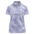 New Zealand Silver Fern Rugby Custom Women Polo Shirt Go Aotearoa Champions Purple Version - Polynesian Pride
