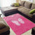 New Zealand Breast Cancer Awareness Area Rug Maori Butterfly Pink Ribbon - Polynesian Pride