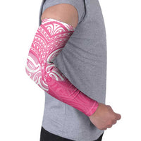New Zealand Breast Cancer Awareness Arm Sleeves Maori Butterfly Pink Ribbon LT14 - Polynesian Pride