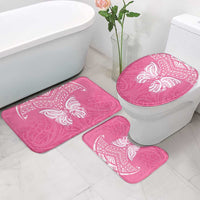 New Zealand Breast Cancer Awareness Bathroom Set Maori Butterfly Pink Ribbon LT14 - Polynesian Pride