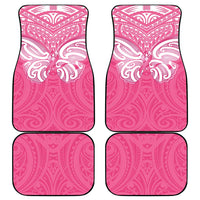 New Zealand Breast Cancer Awareness Car Mats Maori Butterfly Pink Ribbon LT14 - Polynesian Pride