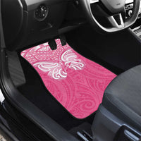 New Zealand Breast Cancer Awareness Car Mats Maori Butterfly Pink Ribbon LT14 - Polynesian Pride