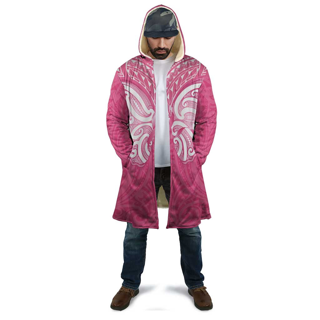 New Zealand Breast Cancer Awareness Cloak Maori Butterfly Pink Ribbon LT14 - Polynesian Pride
