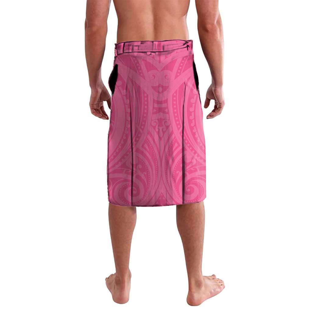 New Zealand Breast Cancer Awareness Lavalava Maori Butterfly Pink Ribbon LT14 - Polynesian Pride