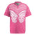 New Zealand Breast Cancer Awareness Rugby Jersey Maori Butterfly Pink Ribbon - Polynesian Pride