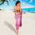 New Zealand Breast Cancer Awareness Sarong Maori Butterfly Pink Ribbon - Polynesian Pride