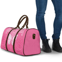 New Zealand Breast Cancer Awareness Travel Bag Maori Butterfly Pink Ribbon LT14 - Polynesian Pride