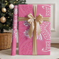 New Zealand Breast Cancer Awareness Wrapping Paper Maori Butterfly Pink Ribbon LT14 - Polynesian Pride