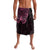 New Zealand Breast Cancer Awareness Lavalava Maori Butterfly Pink Ribbon Black Version - Polynesian Pride